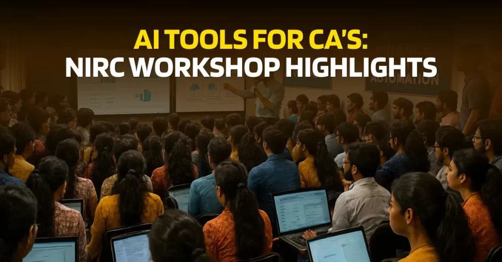 NIRC Hosts AI Tools Workshop for Chartered Accountants