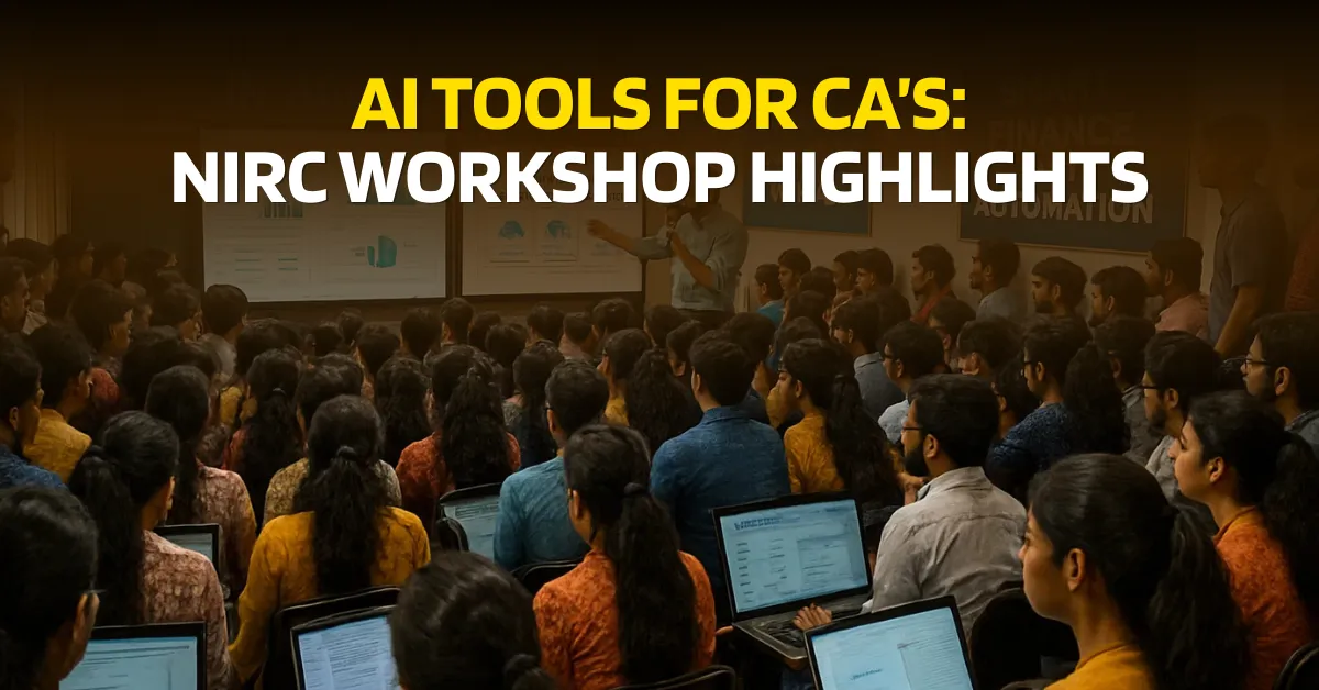 NIRC Hosts AI Tools Workshop for Chartered Accountants