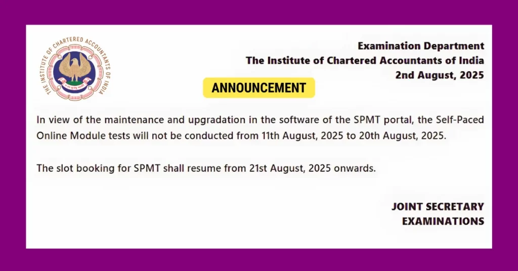 SPMT Portal Maintenance