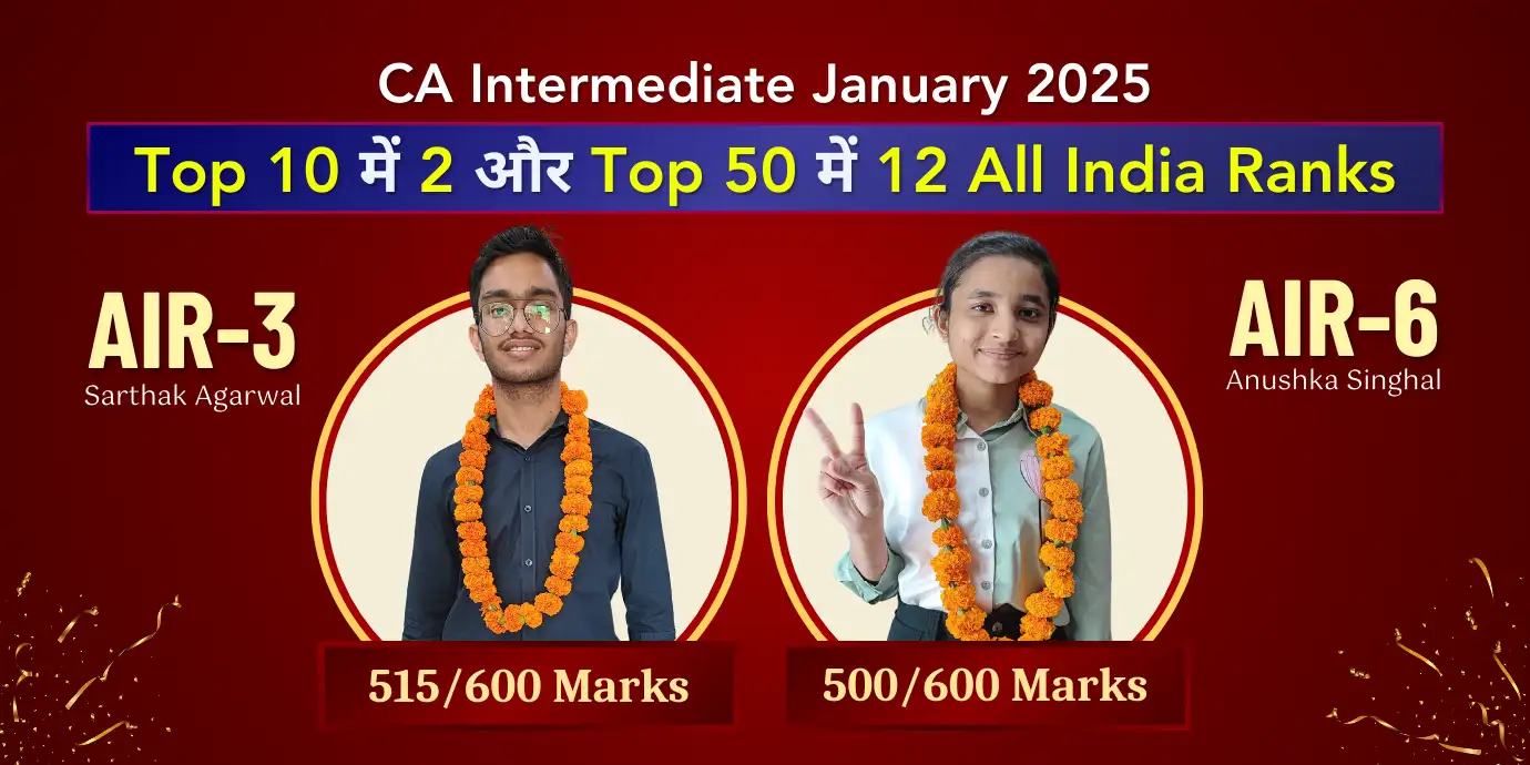 CA Inter Result January 2025 Topper