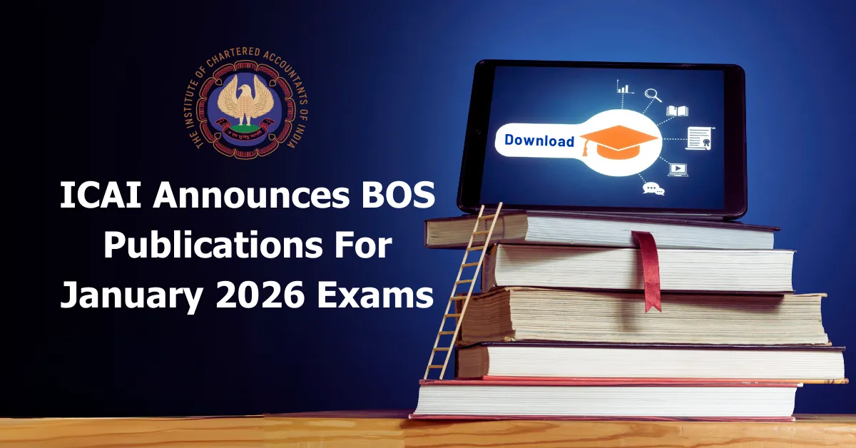 BOS Study Material Applicable For Jan 2026 Exams Announced