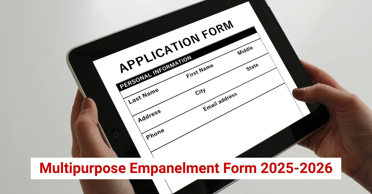 MEF Form 2025-26: ICAI Multipurpose Empanelment Form Online