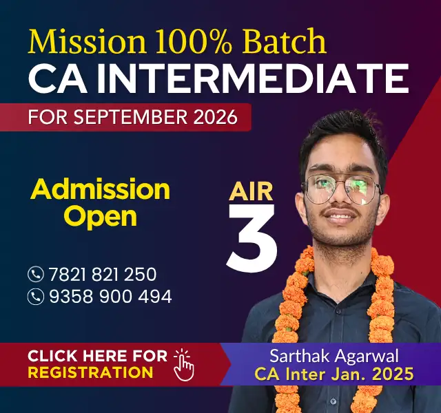 Mission 100 Percent Batch CA Intermediate for Sept. 2026