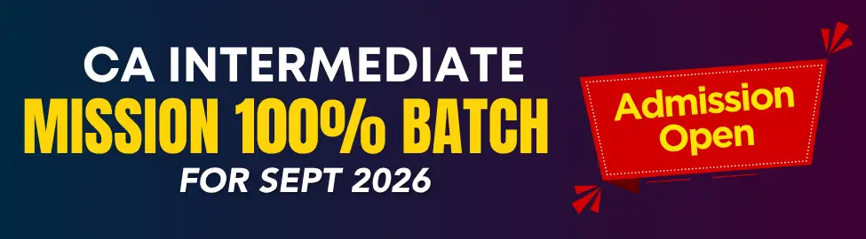 Mission 100 Percent Batch CA Intermediate for Sept. 2026