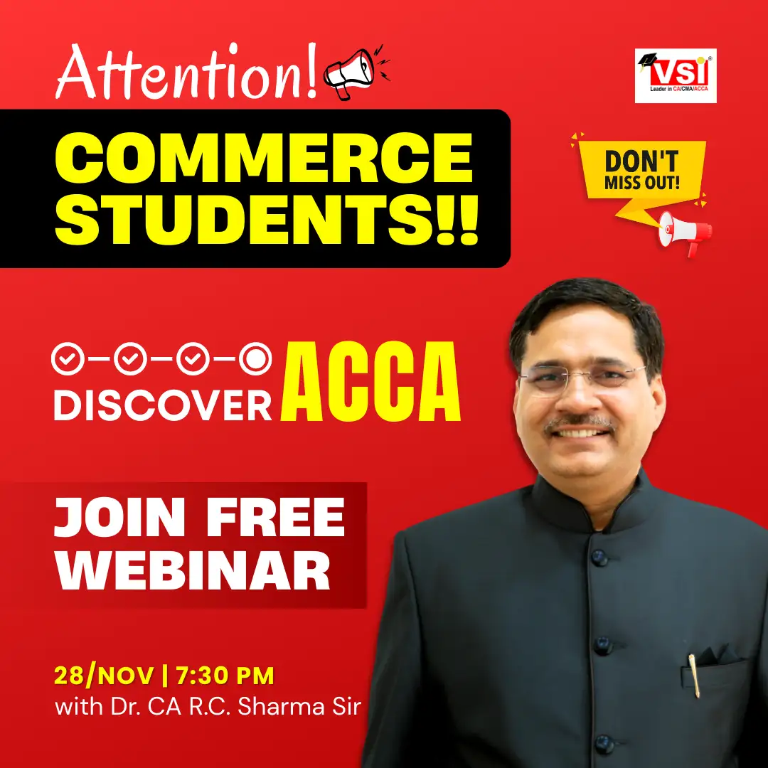 Free ACCA Webinar For Commerce Students