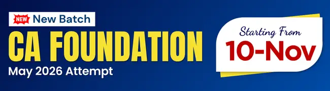 CA Foundation May 2026 Batch