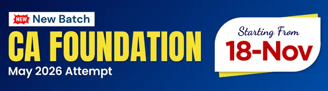 CA Foundation May 2026 Batch