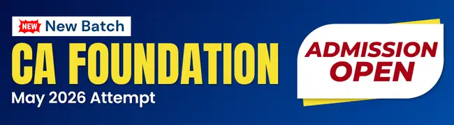 CA Foundation May 2026 Batch