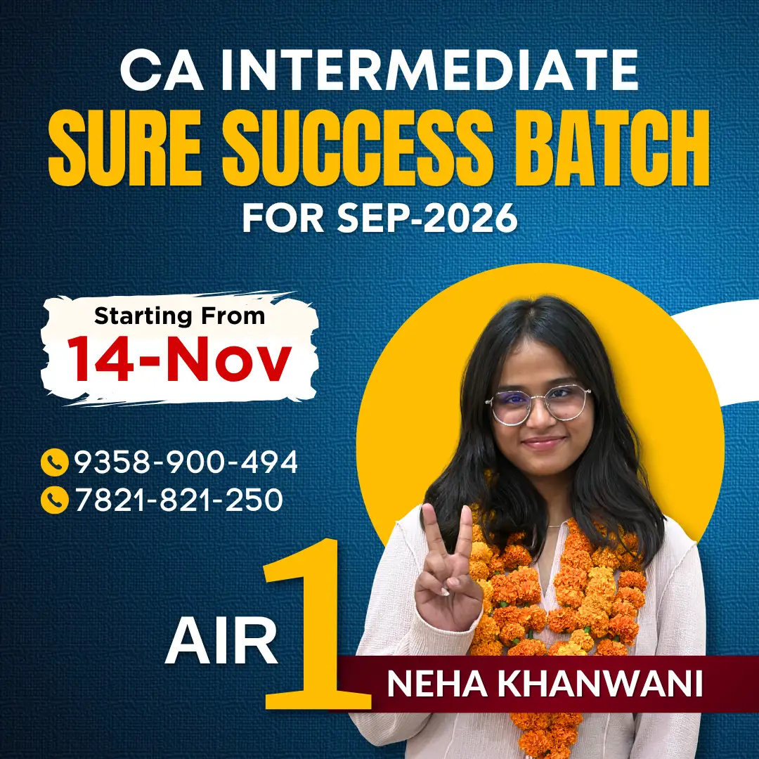 CA Intermediate Sept. 2026 Sure Success Batch