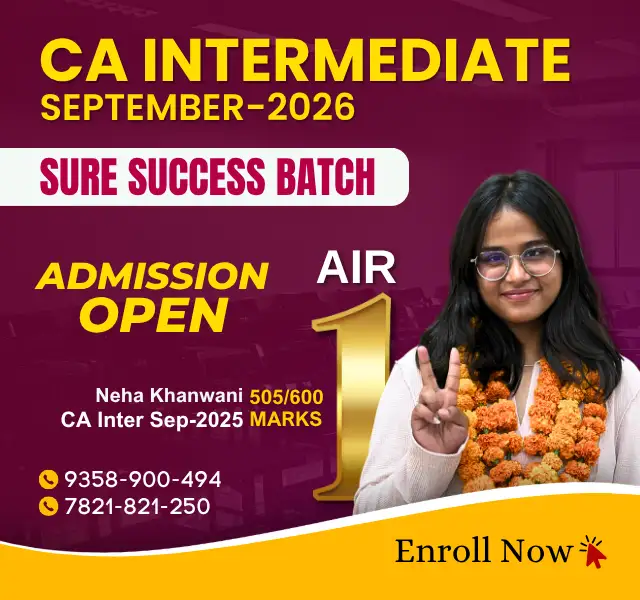 Sure Success Batch CA Intermediate for Sept. 2026