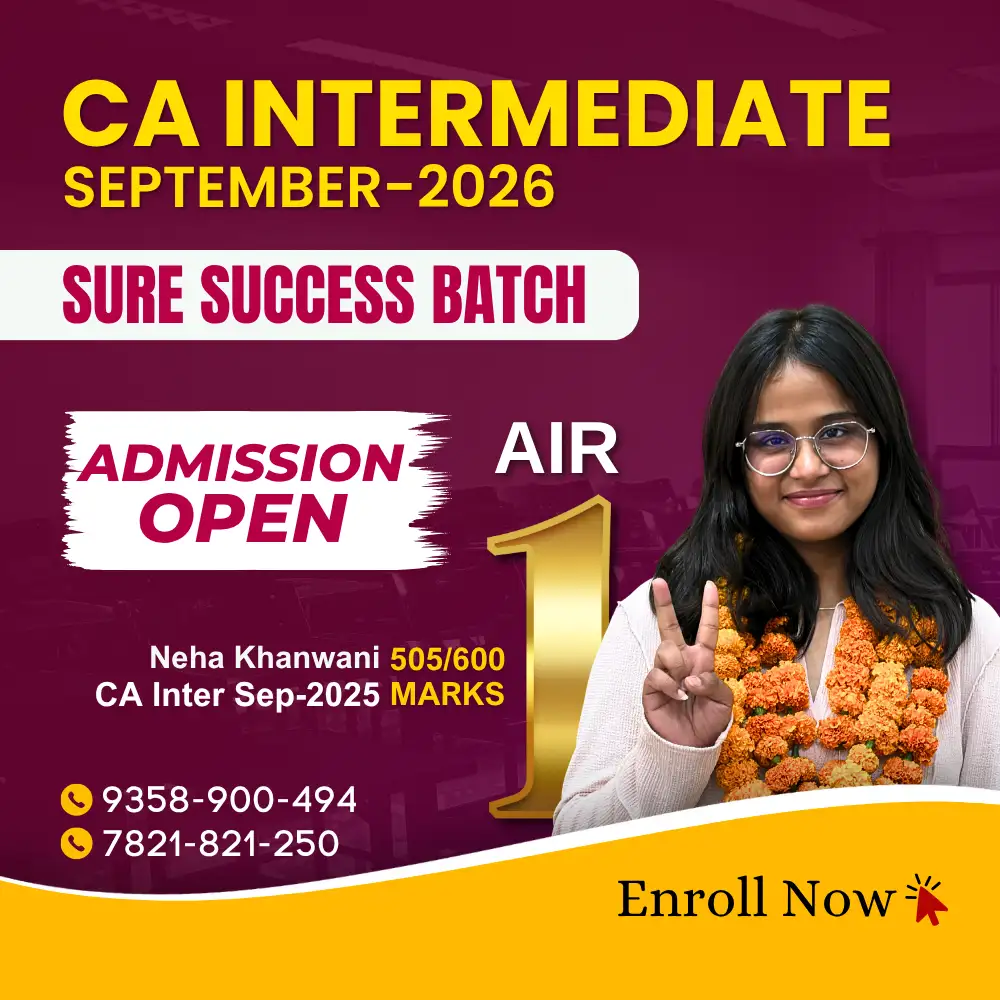 CA Intermediate Sept. 2026 Sure Success Batch
