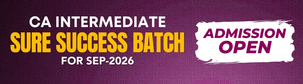 Sure Success Batch CA Intermediate for Sept. 2026