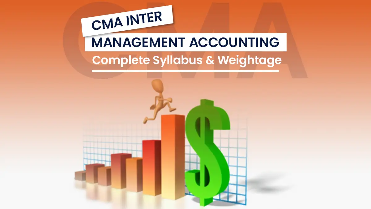 CMA Inter Management Accounting: Complete Syllabus and Weightage