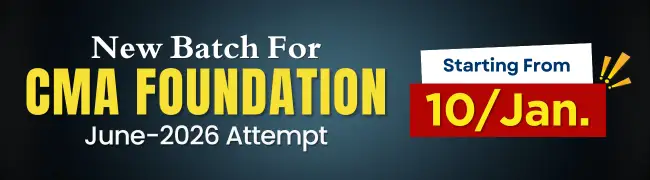 CMA Foundation June 2026 Batch