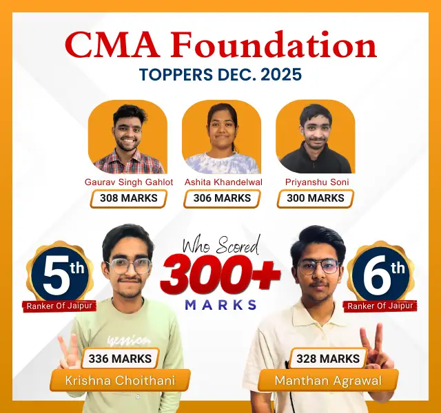 VSI CMA Foundation December 2025 Toppers