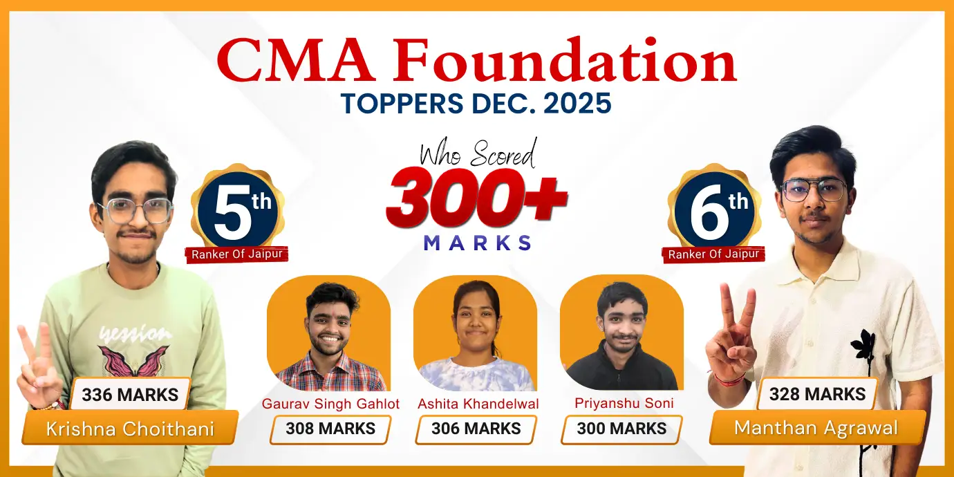 VSI CMA Foundation December 2025 Toppers