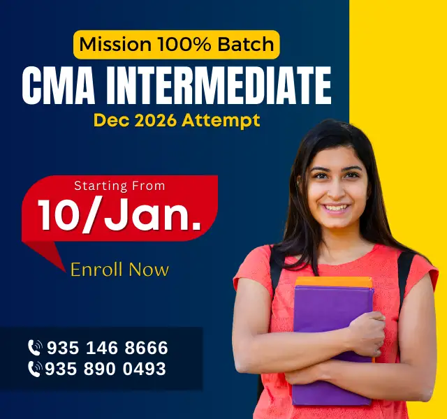 CMA Intermediate Mission 100% Batch December 2026
