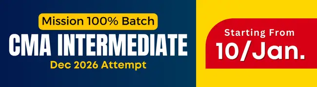 CMA Intermediate Mission 100% Batch December 2026