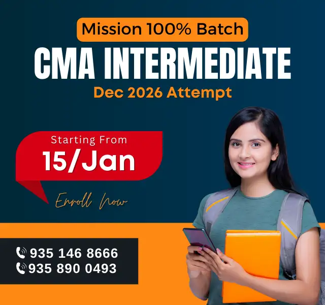 CMA Intermediate Mission 100% Batch December 2026