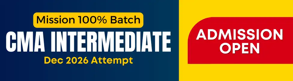 CMA Intermediate coaching classes for December 2026