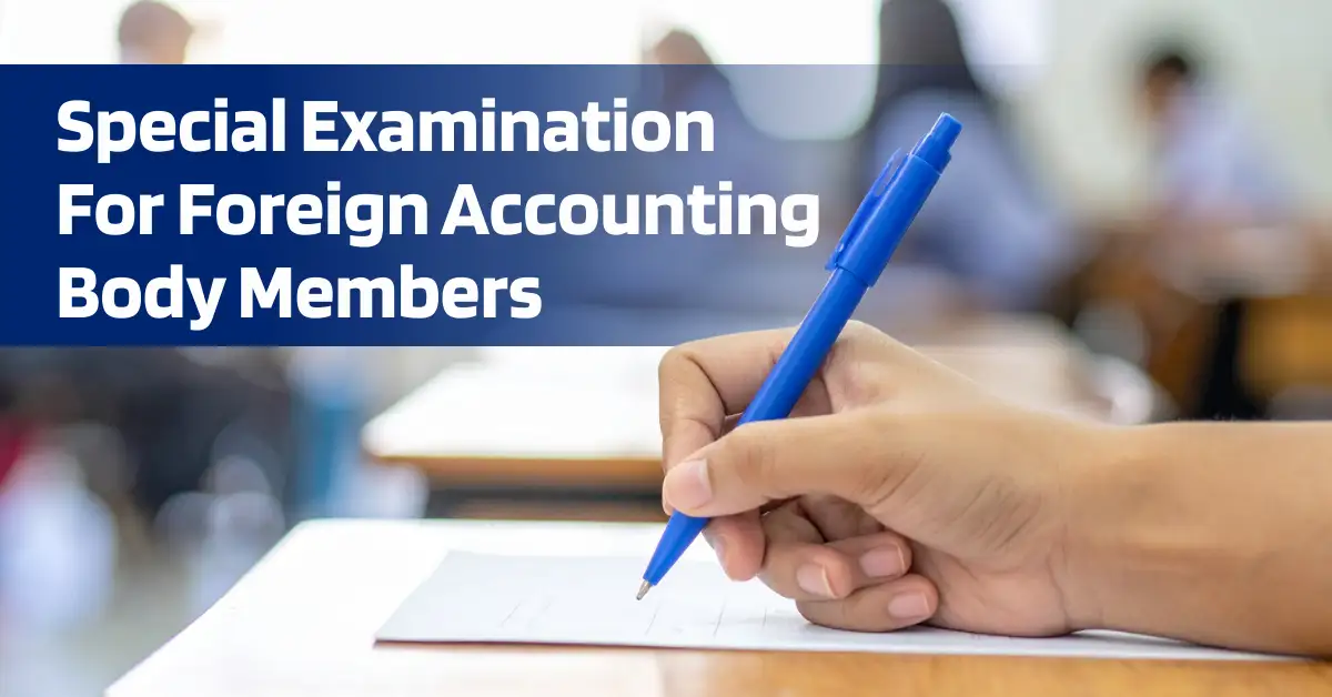 ICAI Special Examination for Foreign Accounting Body Members