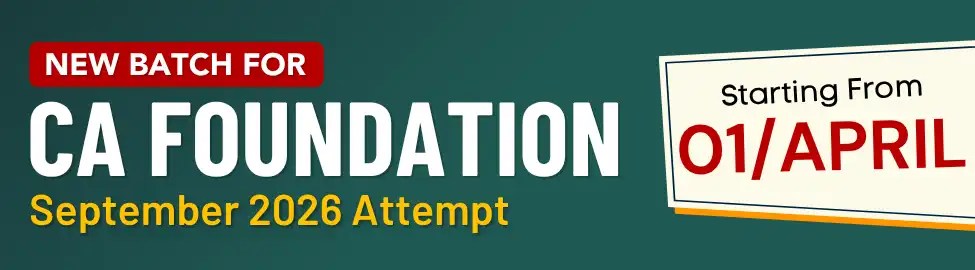 VSI CA Foundation Sept. 2026 Exams