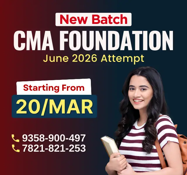 New Batch for CMA Foundation June 2026