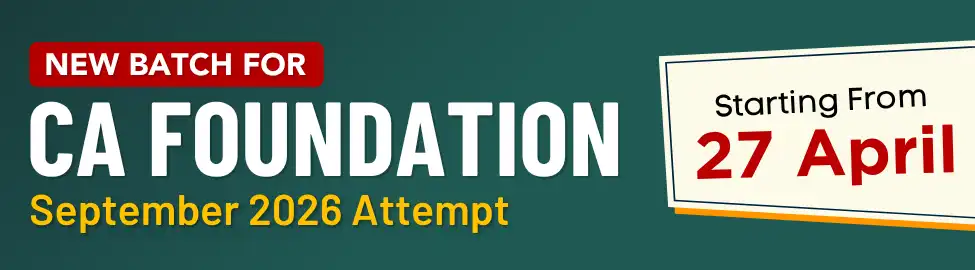 VSI CA Foundation Sept. 2026 Exams