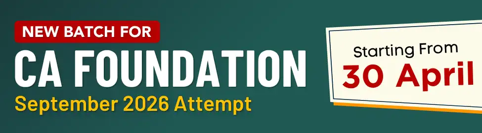 VSI CA Foundation Sept. 2026 Exams