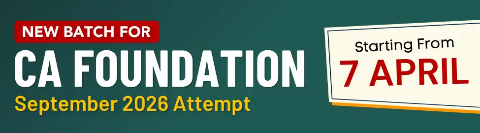 VSI CA Foundation Sept. 2026 Exams