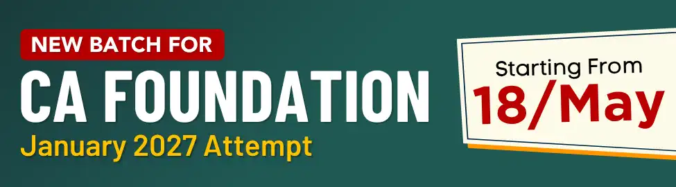 VSI CA Foundation Sept. 2026 Exams