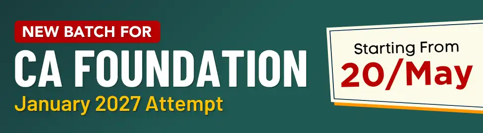 VSI CA Foundation Sept. 2026 Exams