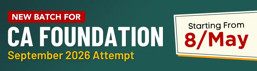 VSI CA Foundation Sept. 2026 Exams