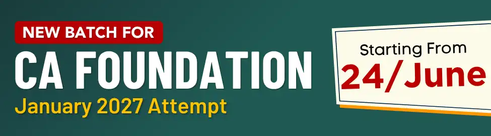 VSI CA Foundation Jan 2027 Exams