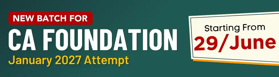 VSI CA Foundation Jan 2027 Exams