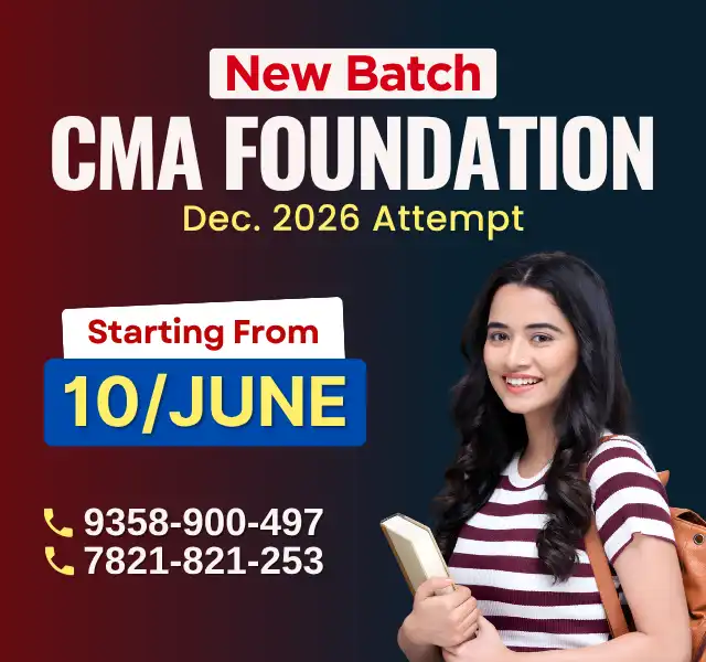 CMA Foundation Dec 2026 Batch