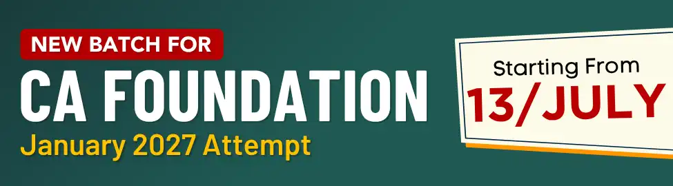 VSI CA Foundation Jan 2027 Exams