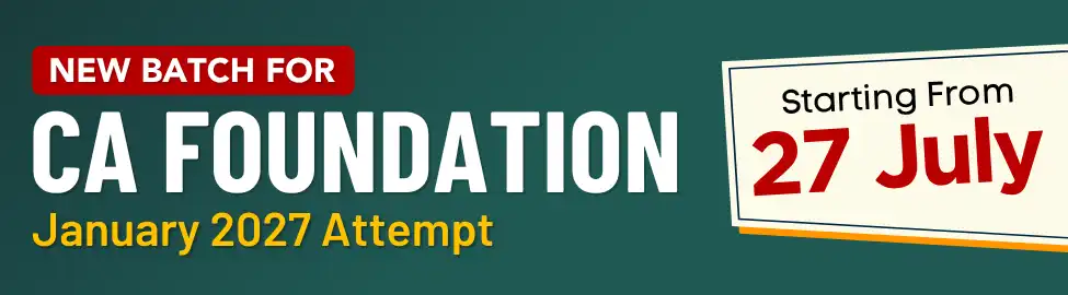 VSI CA Foundation Jan 2027 Exams
