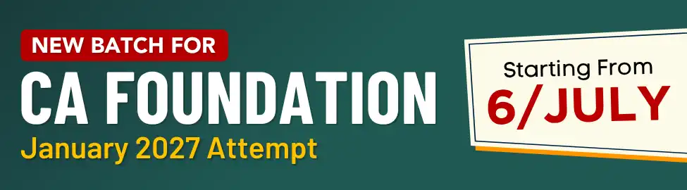 VSI CA Foundation Jan 2027 Exams