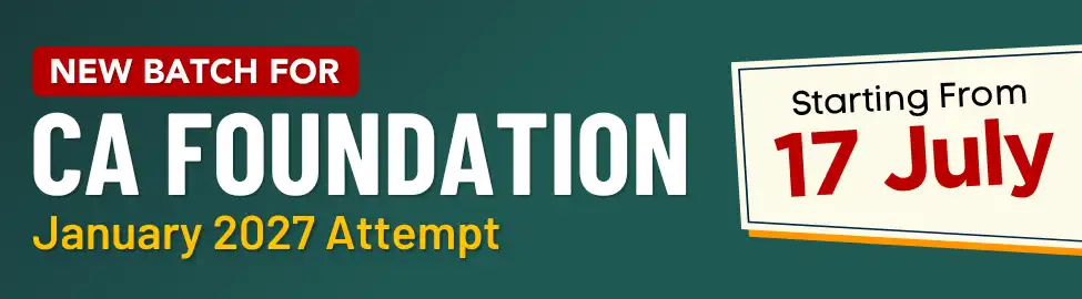 VSI CA Foundation Jan 2027 Exams