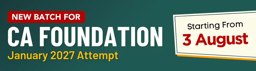 VSI CA Foundation Jan 2027 Exams