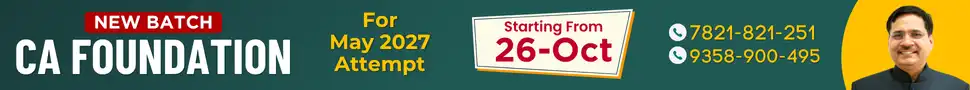 VSI CA Foundation May 2027 Exams