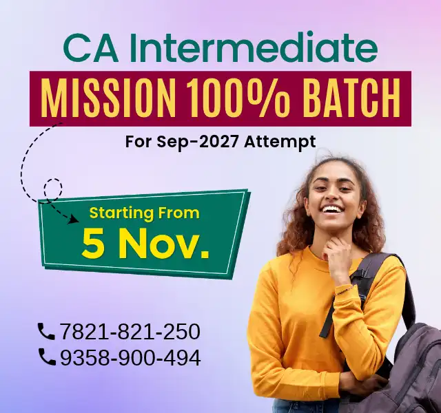 CA Intermediate Mission 100% Batch Sept 2027